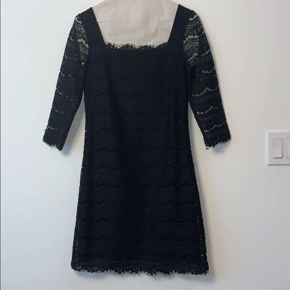 Black lace dress